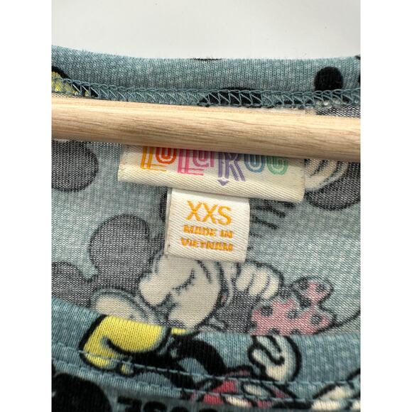 Lularoe Disney Vacation Mickey Mouse Short Sleeve Dress Women's Size XX-Small - Picture 5 of 8